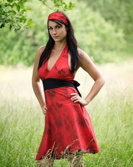 Šaty "Flora" červené Šaty "Flora" červené