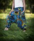 Dětské kalhoty/šaty Aladin - letní zahrada