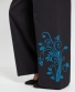 Kalhoty Senza – černé s tyrkysovou