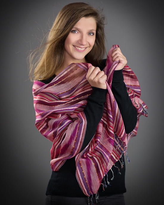 Thao šátek – růžový